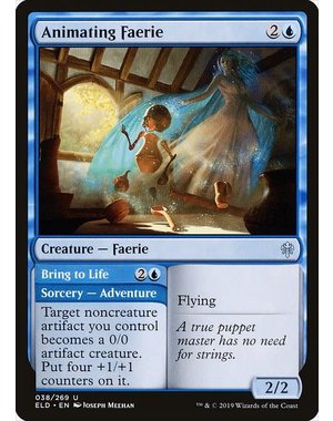 Magic: The Gathering Animating Faerie (038) Near Mint