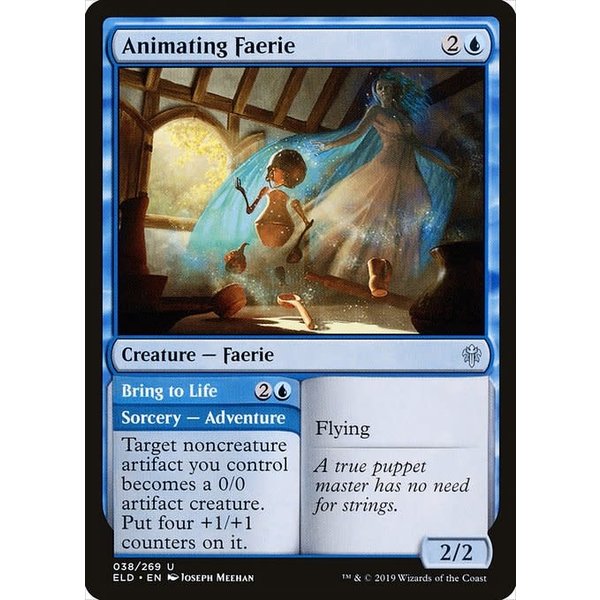 Magic: The Gathering Animating Faerie (038) Near Mint