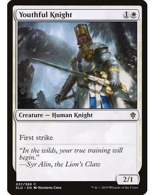 Magic: The Gathering Youthful Knight (037) Near Mint