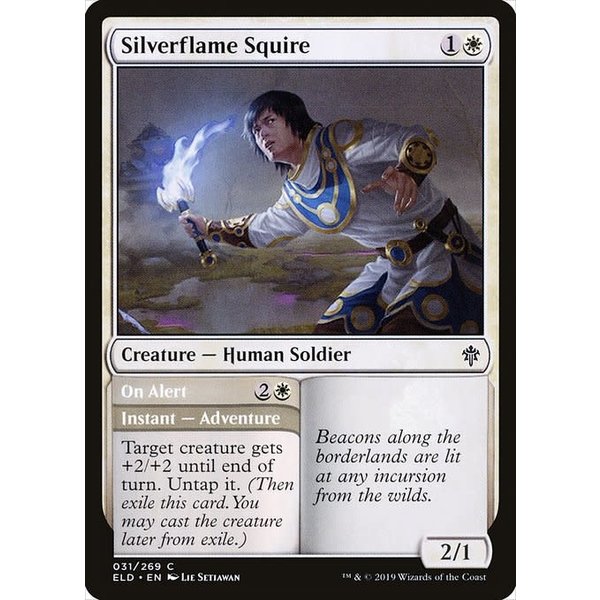 Magic: The Gathering Silverflame Squire (031) Near Mint