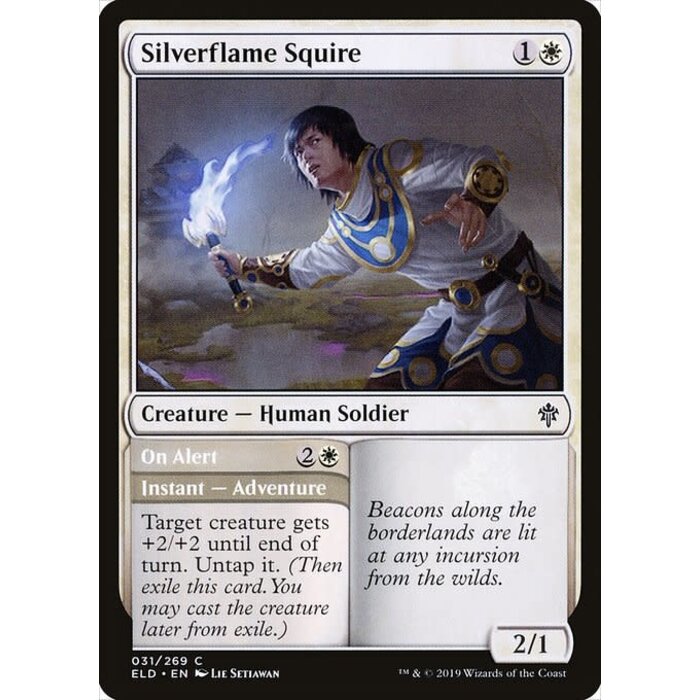 Magic: The Gathering Silverflame Squire (031) Near Mint