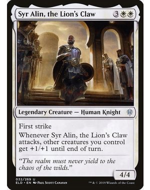 Magic: The Gathering Syr Alin, the Lion's Claw (032) Near Mint