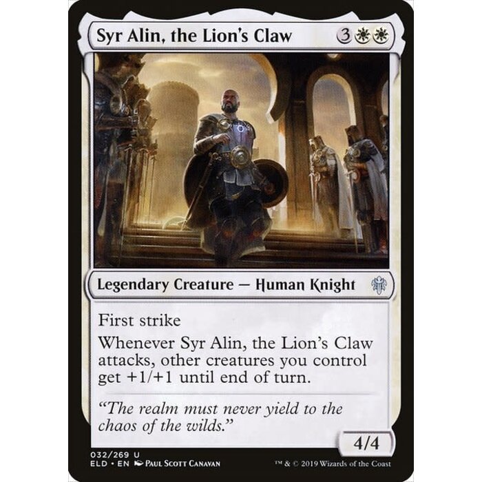 Magic: The Gathering Syr Alin, the Lion's Claw (032) Near Mint