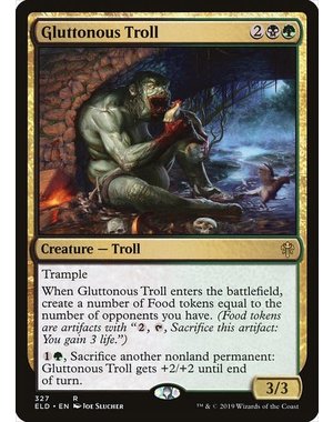 Magic: The Gathering Gluttonous Troll (327) Near Mint