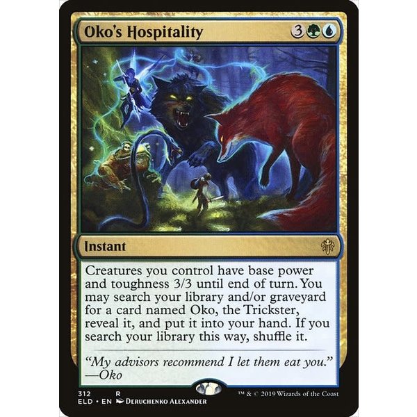 Magic: The Gathering Oko's Hospitality (312) Lightly Played