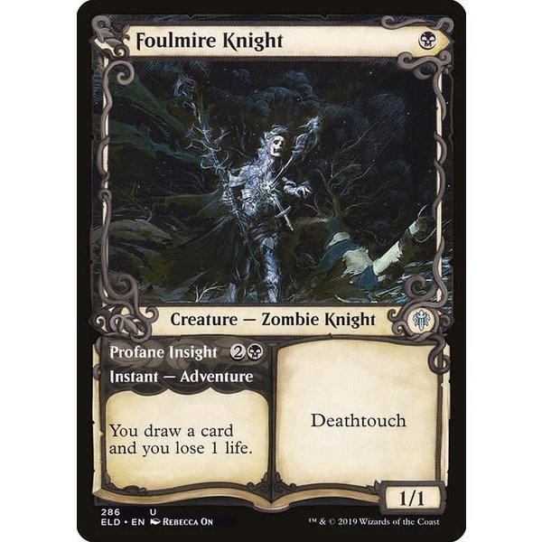 Magic: The Gathering Foulmire Knight (Showcase) (286) Lightly Played