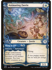 Magic: The Gathering Animating Faerie (Showcase) (280) Near Mint