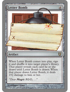 Magic: The Gathering Letter Bomb (122) Lightly Played