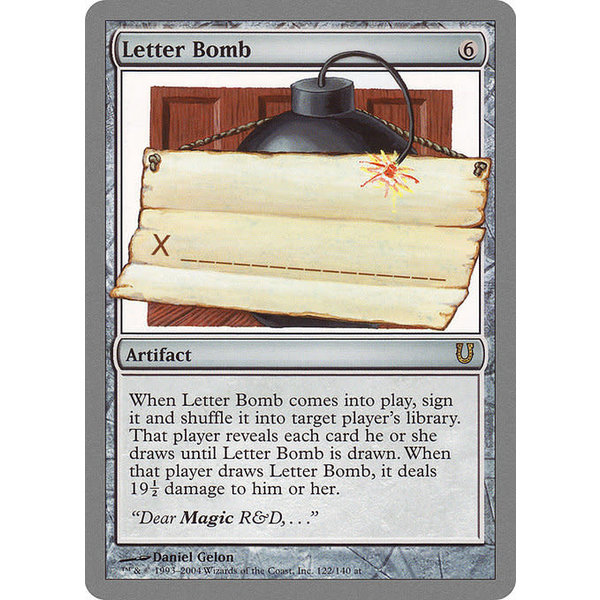 Magic: The Gathering Letter Bomb (122) Lightly Played
