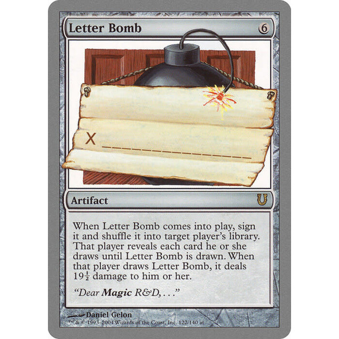 Magic: The Gathering Letter Bomb (122) Lightly Played