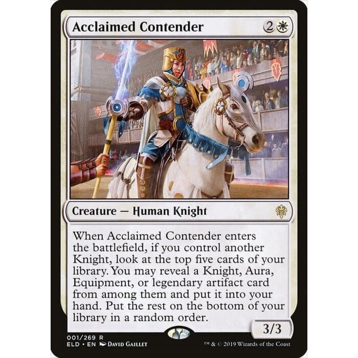 Magic: The Gathering Acclaimed Contender (001) Near Mint