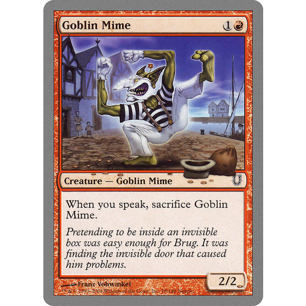 Magic: The Gathering Goblin Mime (078) Lightly Played