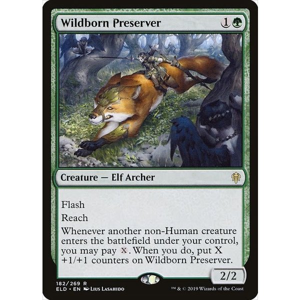 Magic: The Gathering Wildborn Preserver (182) Lightly Played