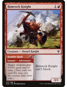 Magic: The Gathering Rimrock Knight (137) Lightly Played Foil