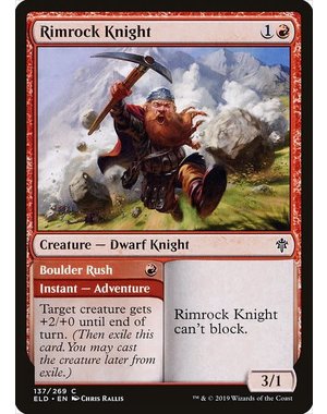 Magic: The Gathering Rimrock Knight (137) Lightly Played Foil