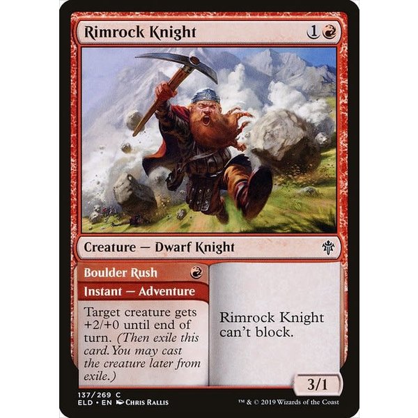 Magic: The Gathering Rimrock Knight (137) Lightly Played