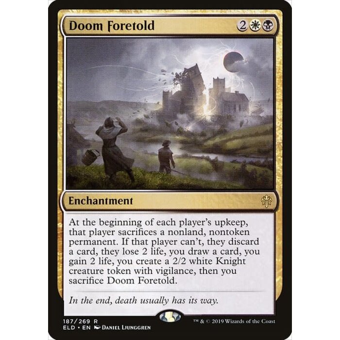 Magic: The Gathering Doom Foretold (187) Lightly Played