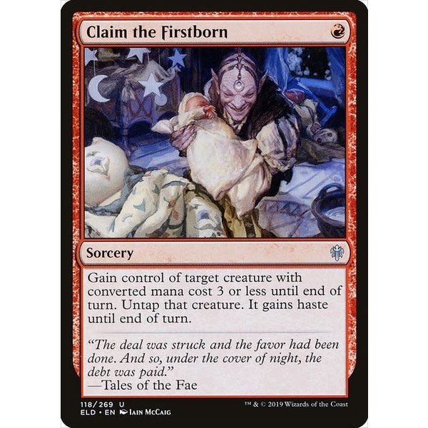 Magic: The Gathering Claim the Firstborn (118) Lightly Played Foil