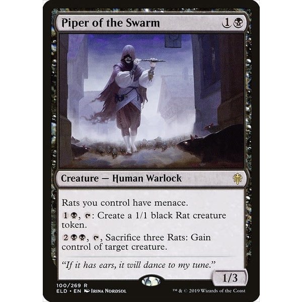Magic: The Gathering Piper of the Swarm (100) Lightly Played