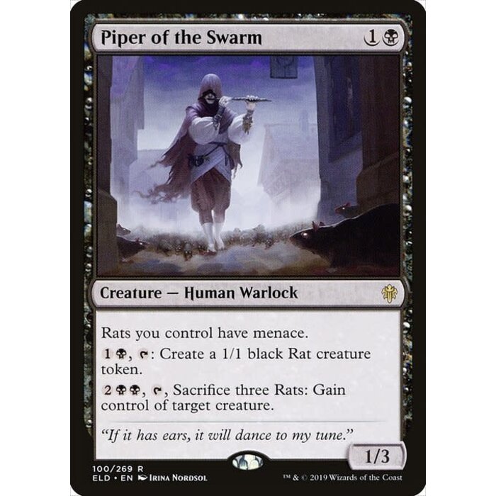 Magic: The Gathering Piper of the Swarm (100) Lightly Played
