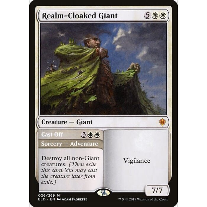 Magic: The Gathering Realm-Cloaked Giant (026) Lightly Played