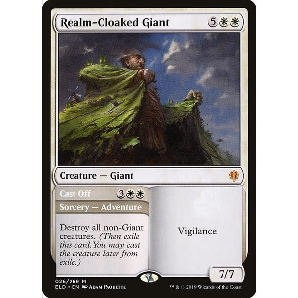 Magic: The Gathering Realm-Cloaked Giant (026) Near Mint