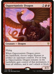Magic: The Gathering Opportunistic Dragon (133) Lightly Played Foil