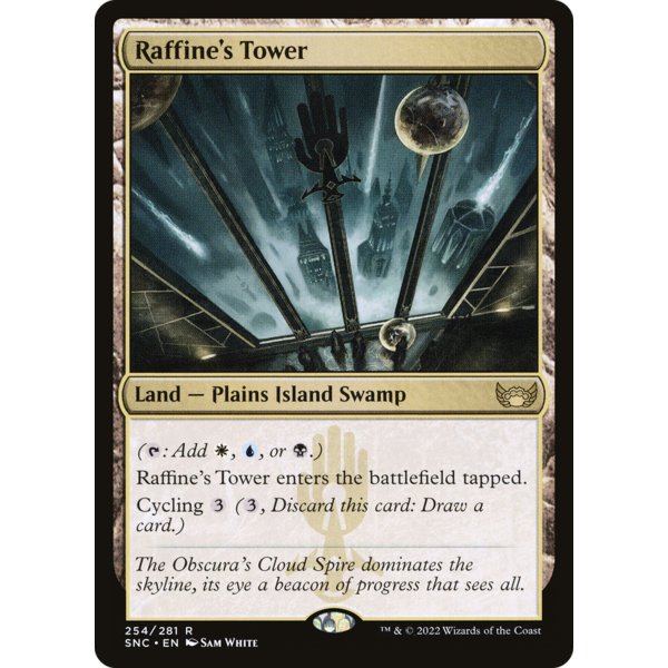 Magic: The Gathering Raffine's Tower (254) Lightly Played