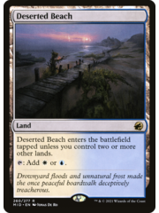 Magic: The Gathering Deserted Beach (260) Lightly Played Foil