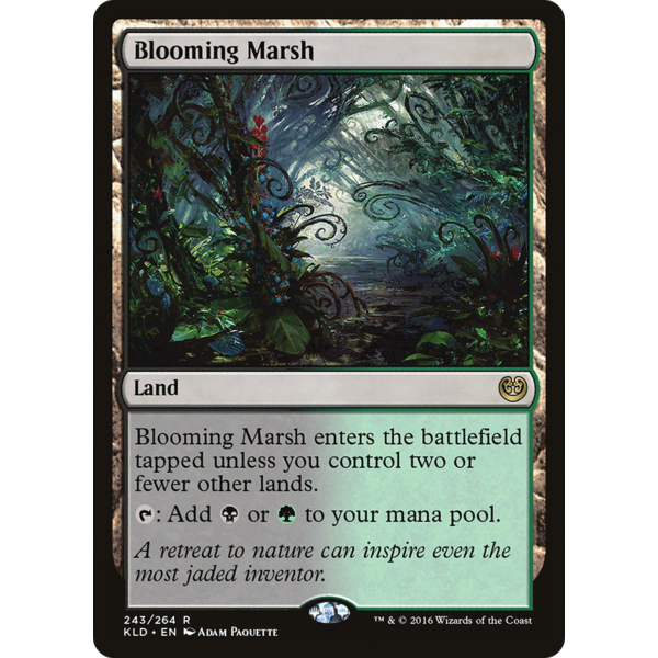 Magic: The Gathering Blooming Marsh (243) Lightly Played