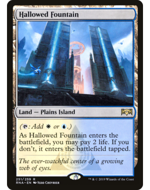 Magic: The Gathering Hallowed Fountain (251) Lightly Played Foil