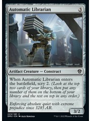 Magic: The Gathering Automatic Librarian (229) Lightly Played Foil