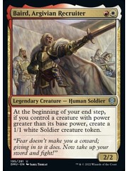 Magic: The Gathering Baird, Argivian Recruiter (195) Lightly Played Foil