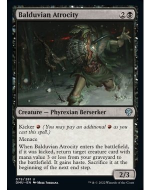 Magic: The Gathering Balduvian Atrocity (079) Lightly Played Foil
