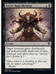 Magic: The Gathering Battle-Rage Blessing (080) Lightly Played Foil