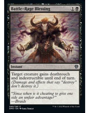 Magic: The Gathering Battle-Rage Blessing (080) Lightly Played Foil