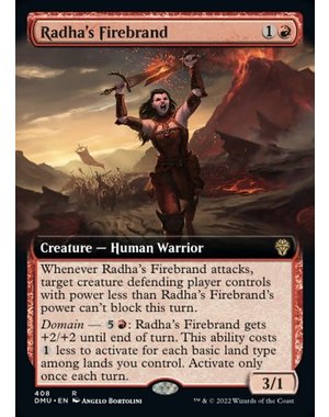 Magic: The Gathering Radha's Firebrand (Extended Art) (408) Lightly Played Foil