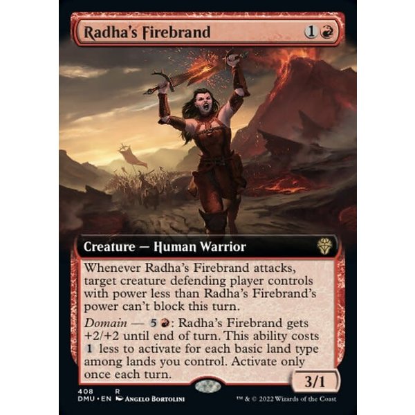 Magic: The Gathering Radha's Firebrand (Extended Art) (408) Lightly Played Foil