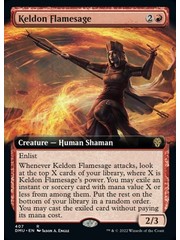 Magic: The Gathering Keldon Flamesage (Extended Art) (407) Lightly Played Foil