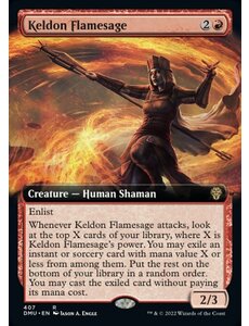 Magic: The Gathering Keldon Flamesage (Extended Art) (407) Lightly Played Foil