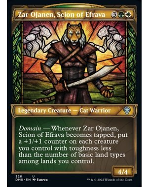 Magic: The Gathering Zar Ojanen, Scion of Efrava (Showcase) (326) Lightly Played Foil