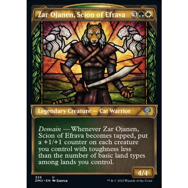Magic: The Gathering Zar Ojanen, Scion of Efrava (Showcase) (326) Lightly Played Foil