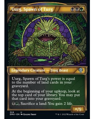 Magic: The Gathering Uurg, Spawn of Turg (Showcase) (324) Lightly Played Foil