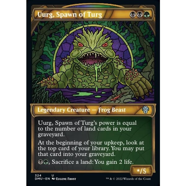 Magic: The Gathering Uurg, Spawn of Turg (Showcase) (324) Lightly Played Foil