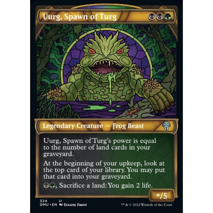Magic: The Gathering Uurg, Spawn of Turg (Showcase) (324) Lightly Played Foil