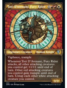 Magic: The Gathering Tori D'Avenant, Fury Rider (Showcase) (322) Lightly Played Foil