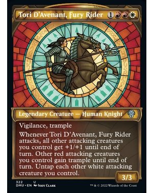 Magic: The Gathering Tori D'Avenant, Fury Rider (Showcase) (322) Lightly Played Foil