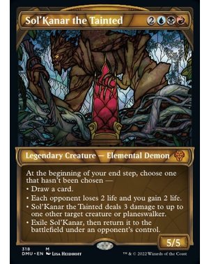 Magic: The Gathering Sol'Kanar the Tainted (Showcase) (318) Lightly Played Foil