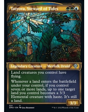 Magic: The Gathering Tatyova, Steward of Tides (Showcase) (321) Lightly Played Foil