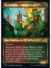 Magic: The Gathering Rulik Mons, Warren Chief (Showcase) (316) Lightly Played Foil